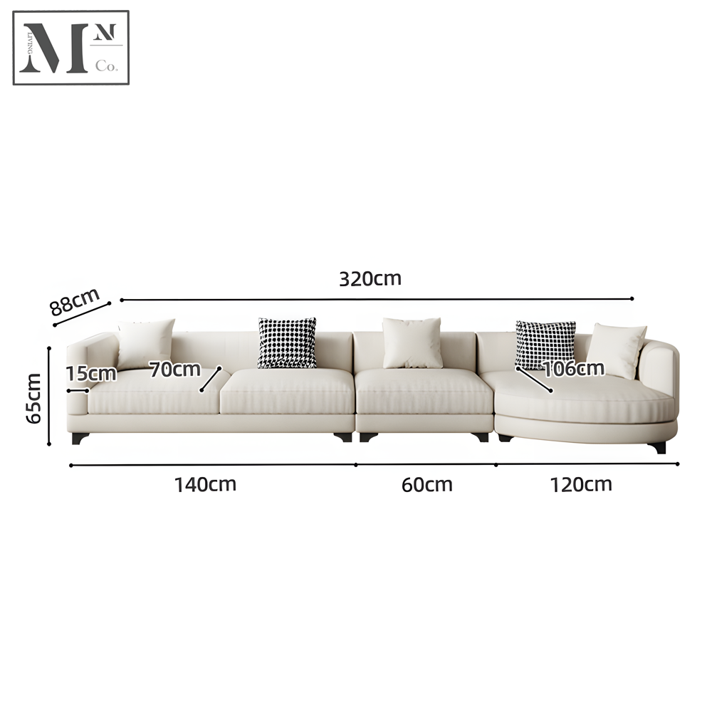 HENDRIK Contemporary Fabric Sofa