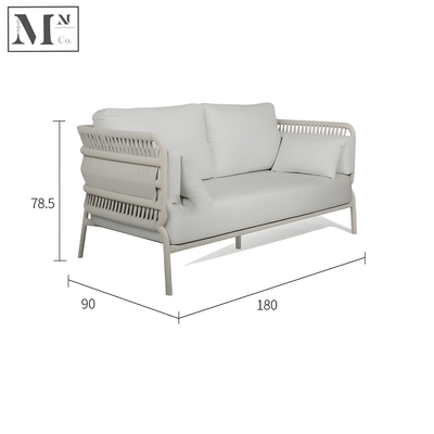 GENIEVE Outdoor Sofa in Rope Weave. Customisable Outdoor Sofa