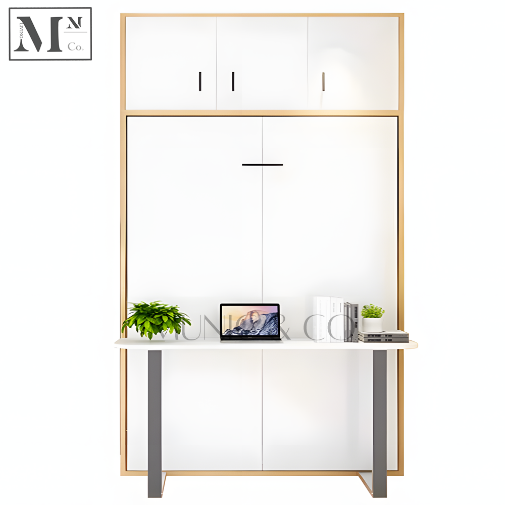 SpaceUp Home Murphy Bed with Extra Top Storage