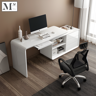 ELARA Contemporary Study Desk with Drawers