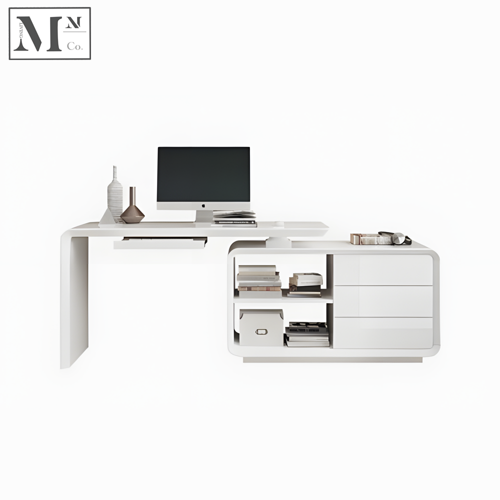 ELARA Contemporary Study Desk with Drawers