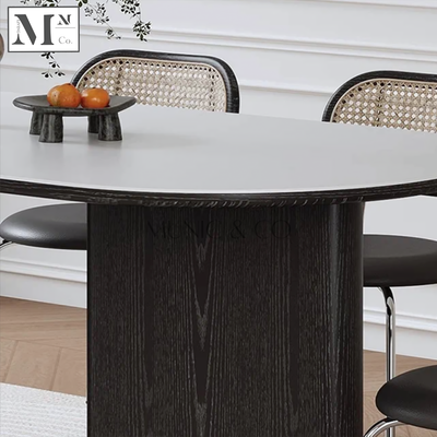 MIA MOON Contemporary Sintered Stone Dining Table