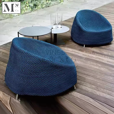 TRANQUILLE Outdoor Chair and Table Set in Rope Weave